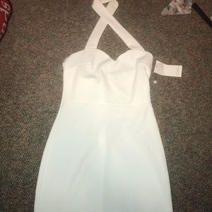 SO MUCH SASS WHITE BODYCON DRESS